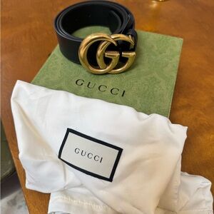 Gucci GG Marmont Wide Belt - 90